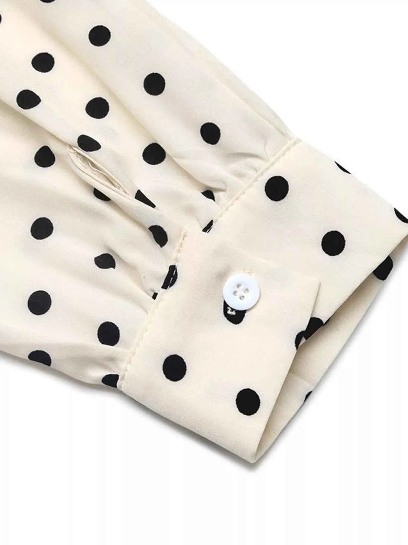 Tie Front Polka Dot Dress